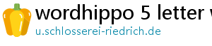 wordhippo 5 letter words